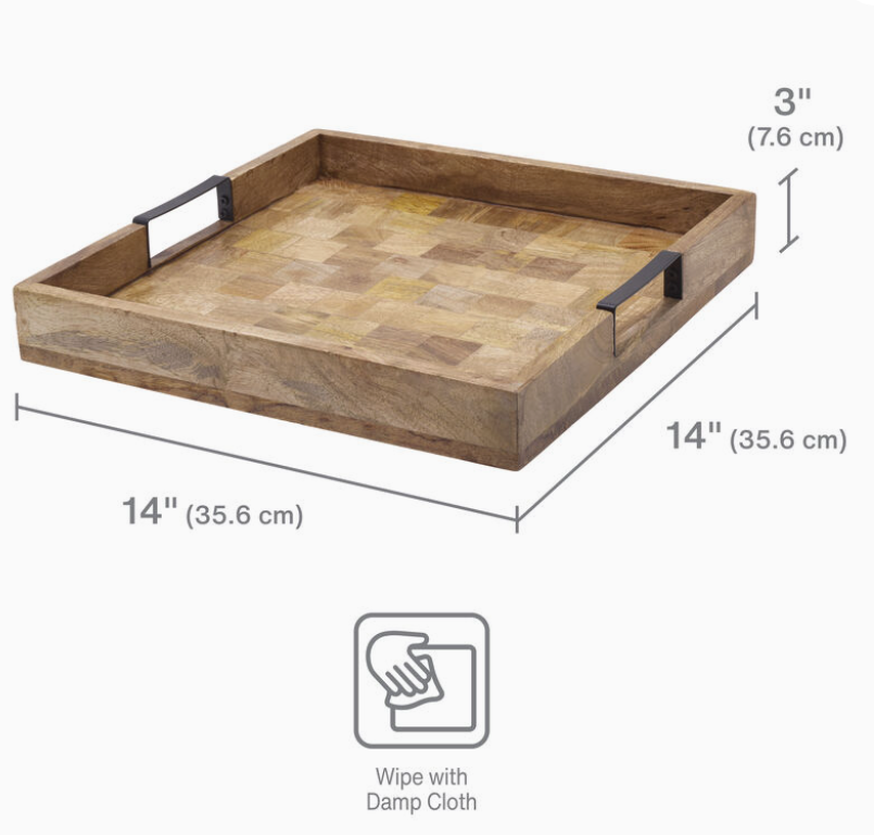 Mikasa Grmt Bscs 14in Avery Square Lazy Susan