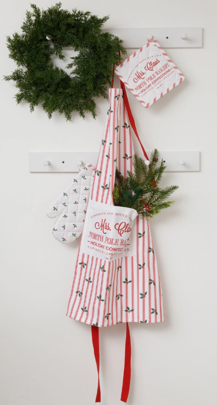 Mrs. Claus Bakery Apron